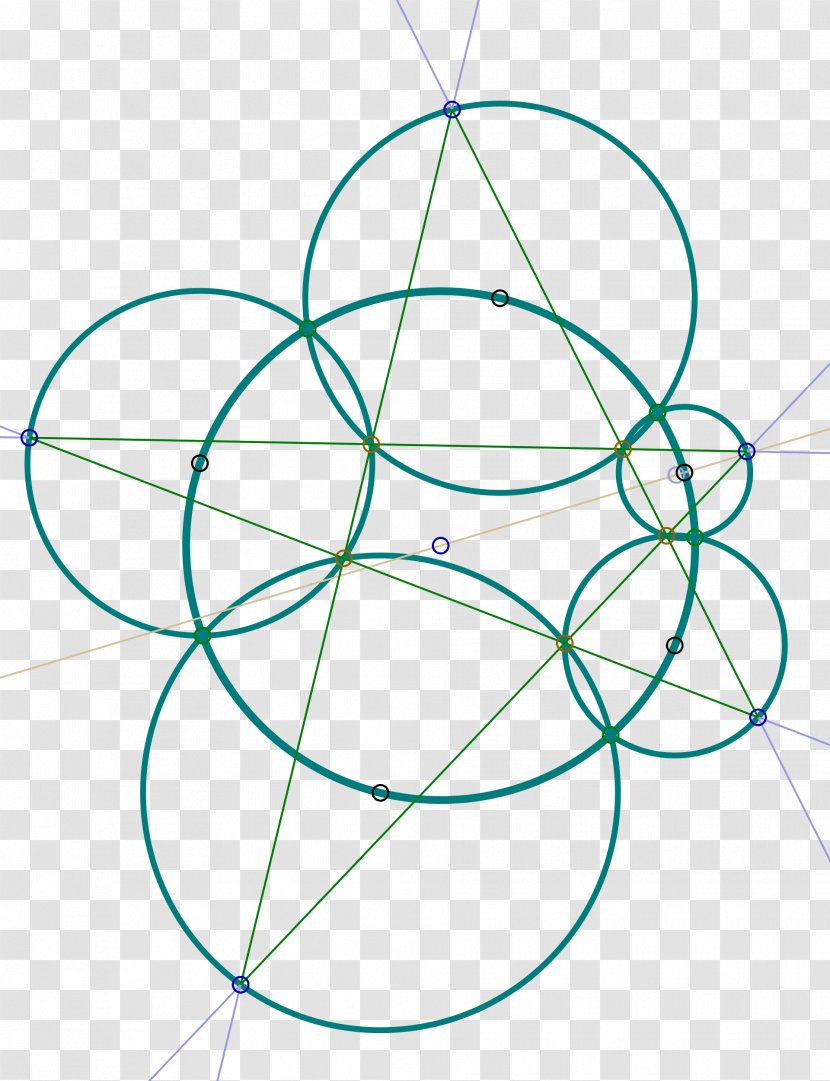 Five Circles Theorem My Brother Seven - Line Art - Circle Transparent PNG