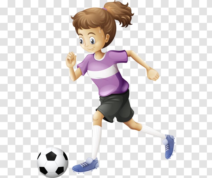 Football Player Woman Clip Art - Toy Transparent PNG