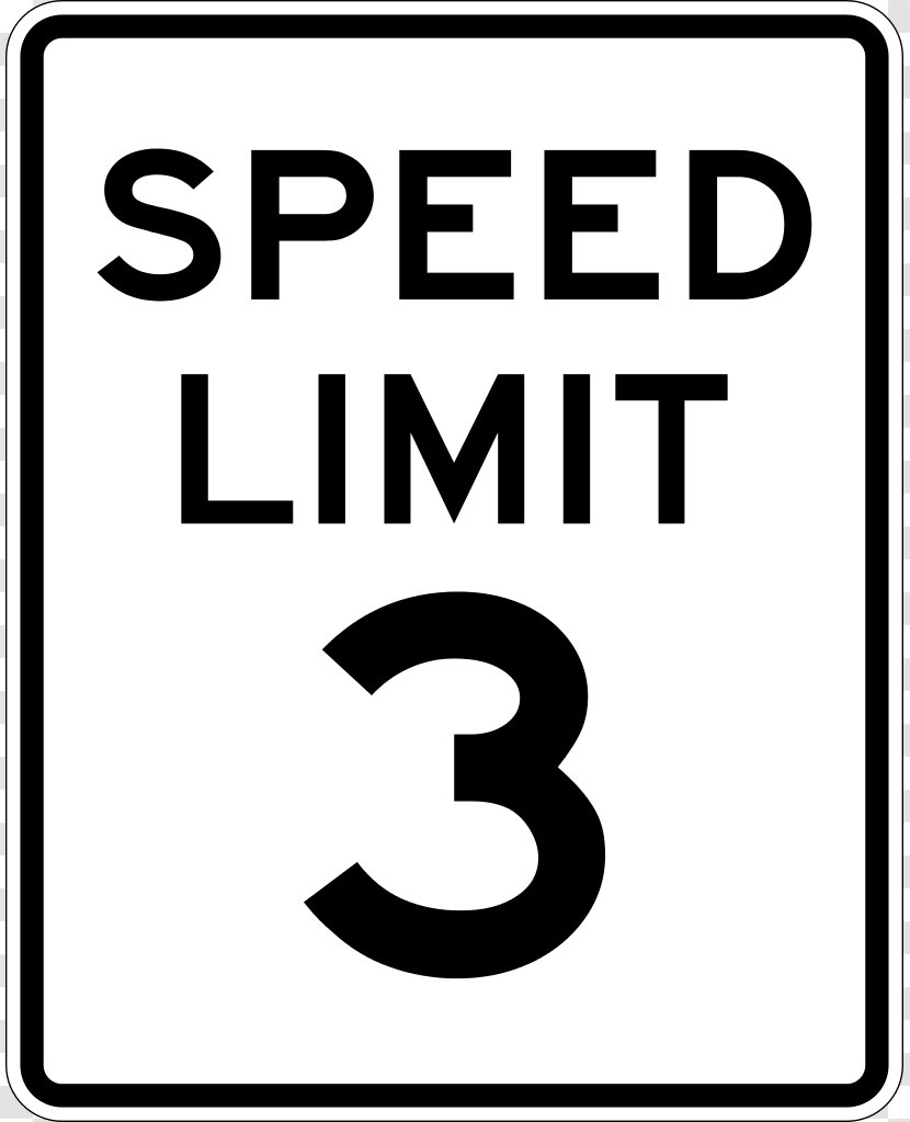 United States Speed Limit Car Traffic Sign - Driving - Cliparts 3 Transparent PNG