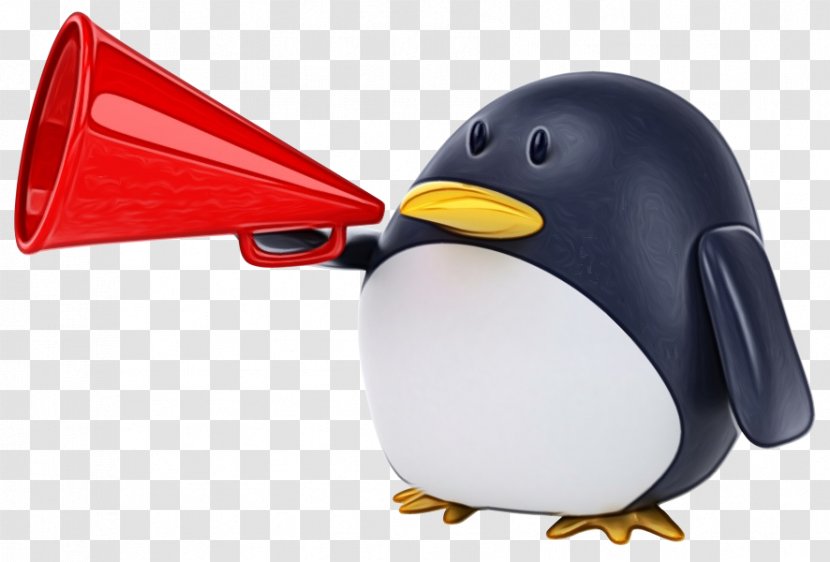 Watercolor Cartoon - Beak - Emperor Penguin Bird Transparent PNG