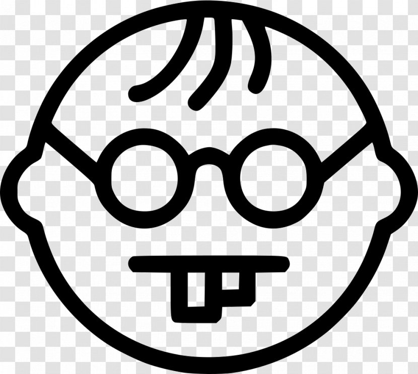 Nerd Geek Smiley - Symbol Transparent PNG