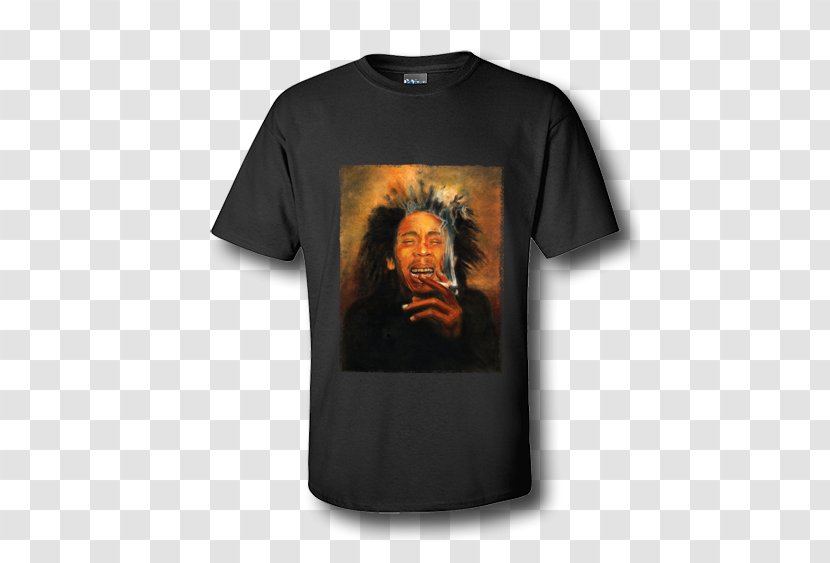 T-shirt Sleeve Art Font - Top - Bob Marley Transparent PNG