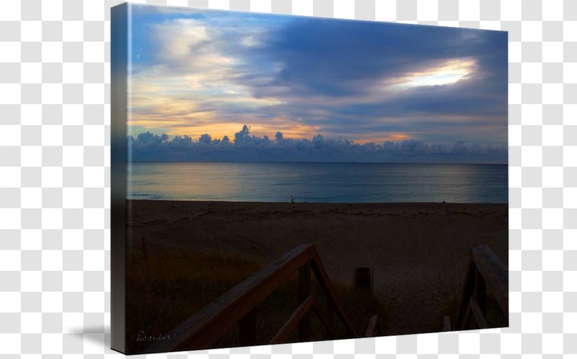 Shore Painting Sea Picture Frames Sky Plc - Horizon - Seascape Transparent PNG