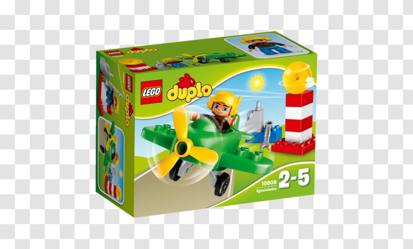 Airplane LEGO 10808 DUPLO Little Plane Toy Block - Playmobil - Lego Duplo Transparent PNG