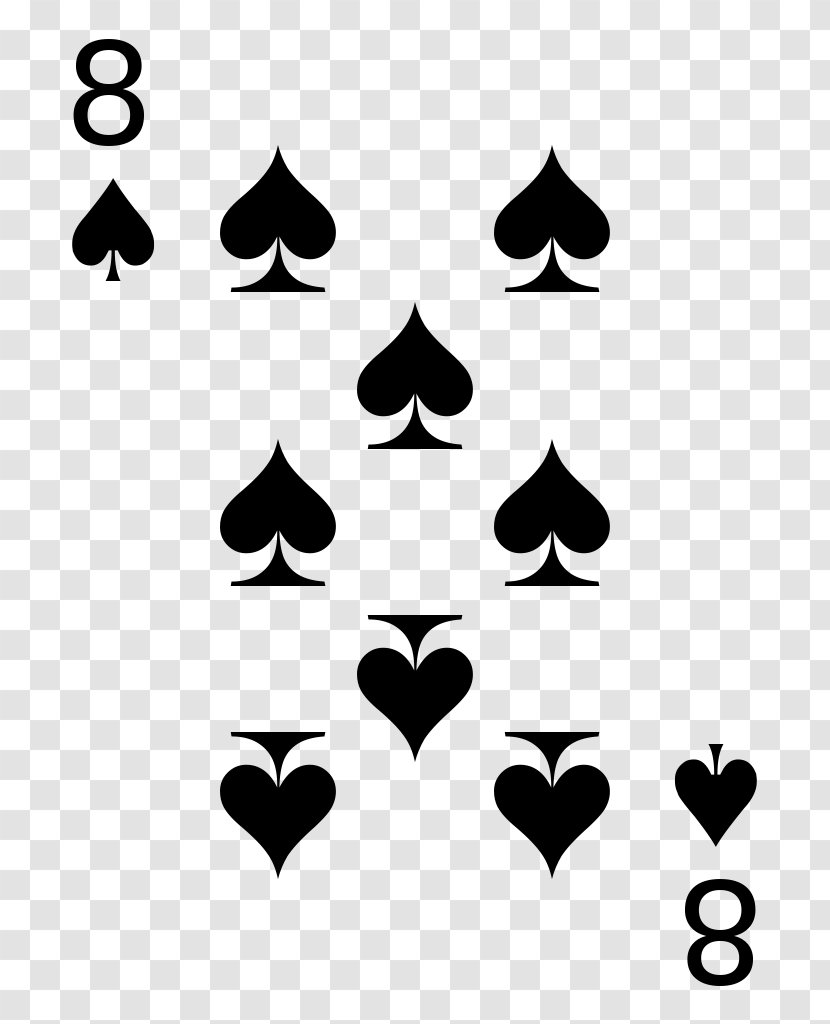Texas Hold 'em Patience Playing Card Counting Game - Frame - Spade Transparent PNG