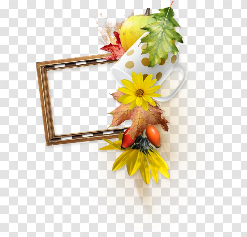 Floral Design Cadre D'entreprise Clip Art - Flower Arranging - Autumn Frame Transparent PNG