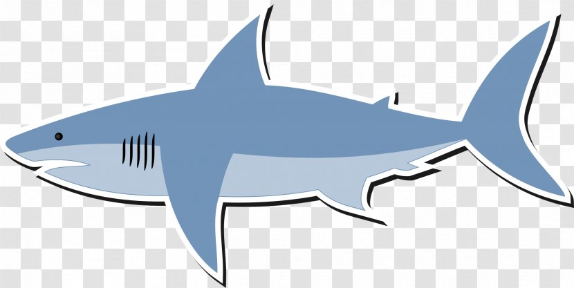Shark Drawing Cartoon - Royaltyfree Transparent PNG