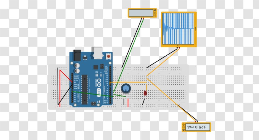 Electronic Component Diagram Circuit Simulation Electrical Network - Electronics - Led Transparent PNG