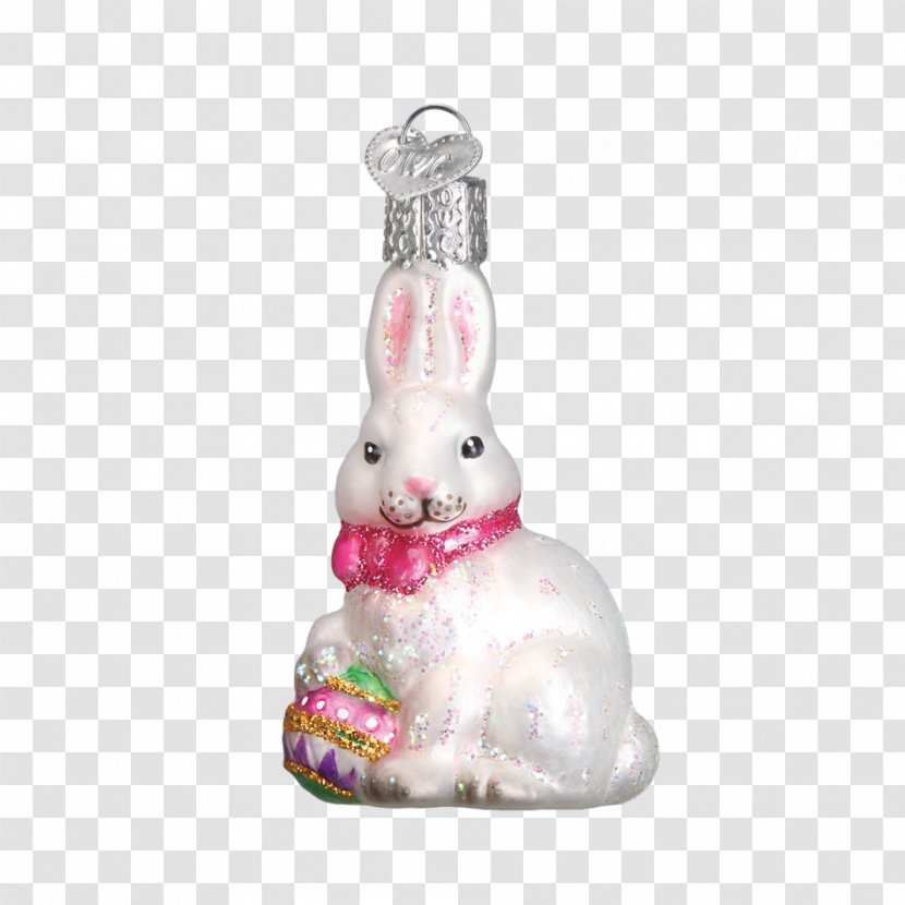 Easter Bunny Christmas Ornament Decoration - Hand-painted Food Transparent PNG