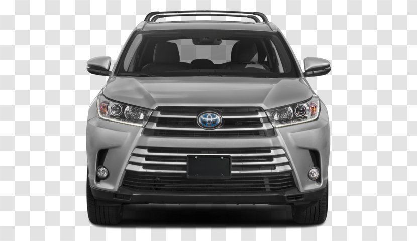 2018 Toyota Highlander Hybrid Limited Platinum XLE Car - Bumper Transparent PNG