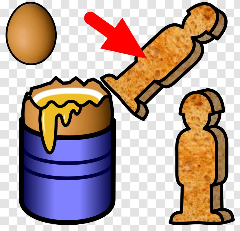 Egg Soldiers Clip Art - Hard Boiled Eggs Transparent PNG