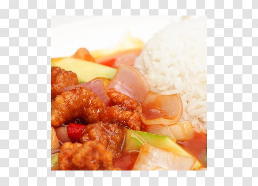Sweet And Sour Chinese Cuisine Cantonese Fried Rice Chicken - Lunch - Food Transparent PNG