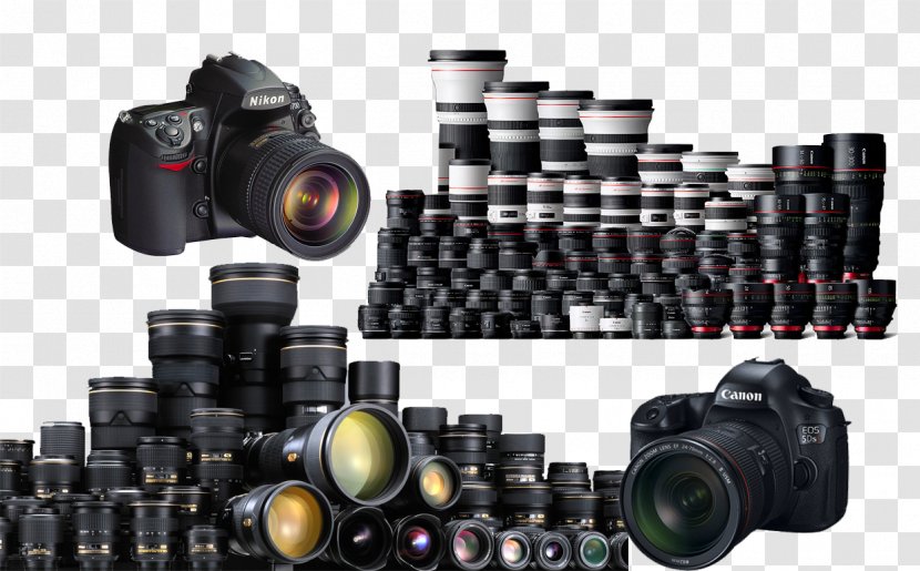 Digital SLR Camera Lens Ace Services Photography - Canon Transparent PNG