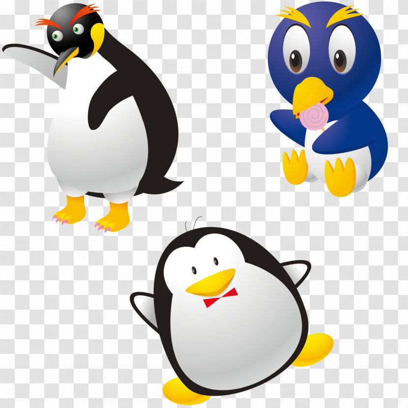 Penguin Cartoon Animation - Cute Penguins Transparent PNG