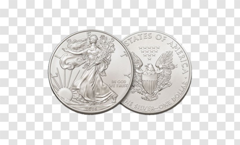 Eagle Drawing - Coin - Quarter Transparent PNG