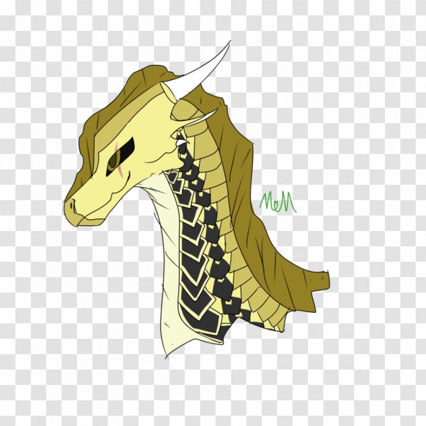 Giraffe Horse Dragon Cartoon Font - Mythical Creature Transparent PNG