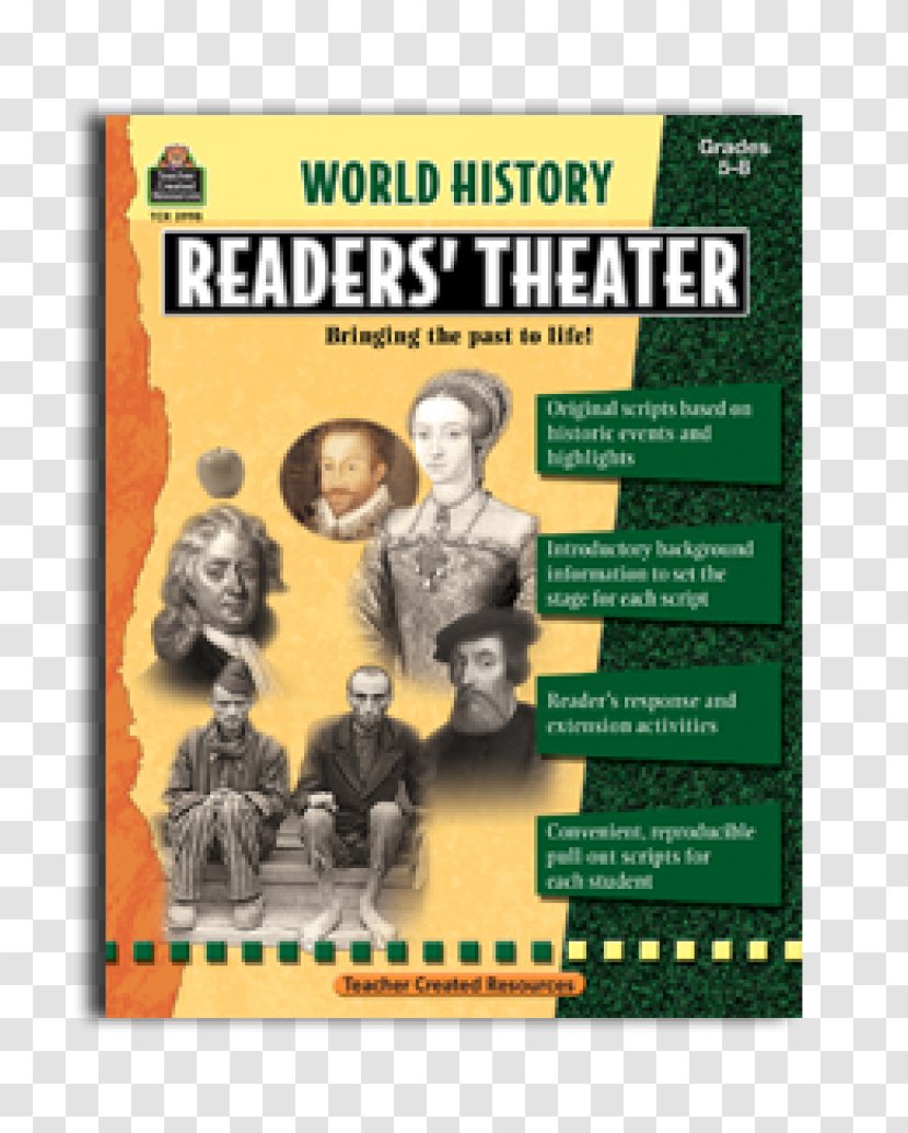 World History Readers' Theater, Grades 5-8 Reader's Theatre Fifth Grade Teacher Ancient Theater Grd - Cartoon Transparent PNG