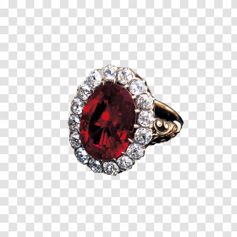 Ruby Earring Engagement Ring Jewellery - Gemstone Transparent PNG