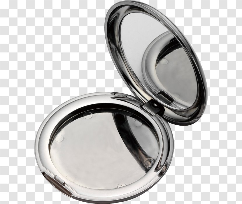Silver Cosmetics - Makeup Mirror - Cosmetic Packaging Transparent PNG