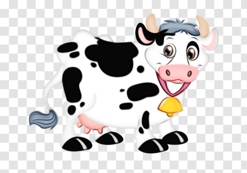 Dairy Cow Bovine Cartoon Snout Cow-goat Family Transparent PNG