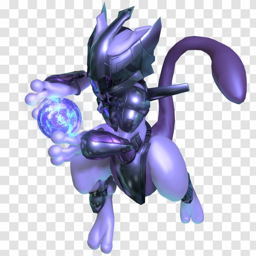 Mewtwo Rivals Of Aether Player Character Art Pokémon - Fictional - Pokemon Transparent PNG