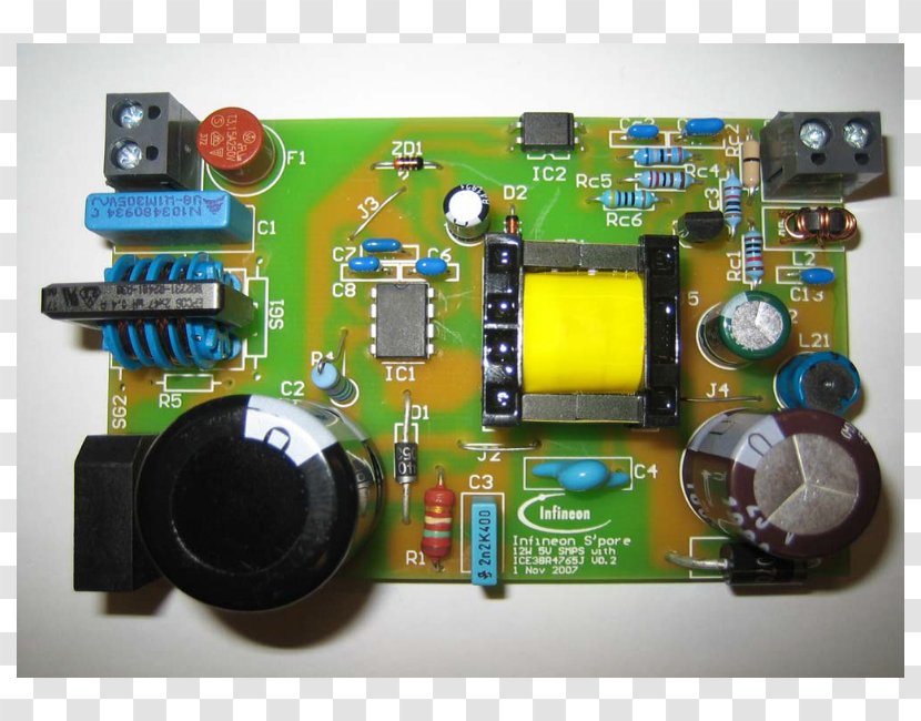 Microcontroller Power Converters Electrical Network Electronic Component Electronics - Semiconductor - Advertisement Board Transparent PNG