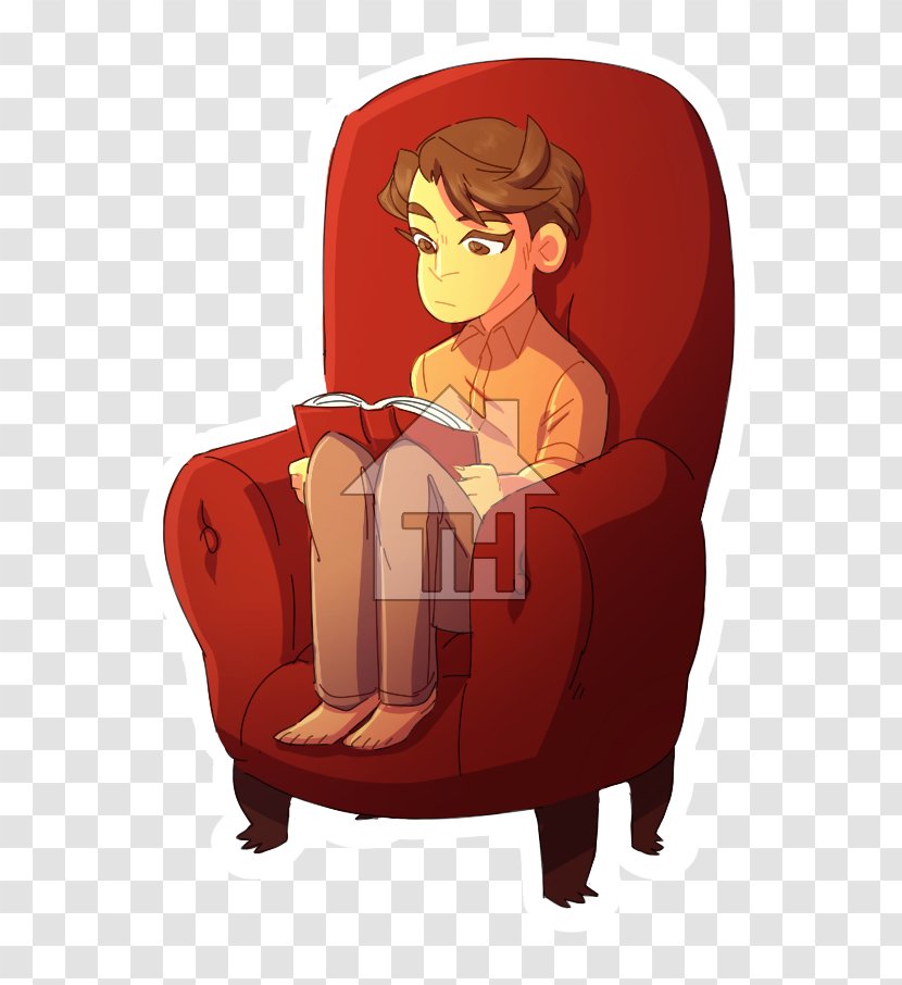 Human Behavior Cartoon Chair - Sitting Transparent PNG