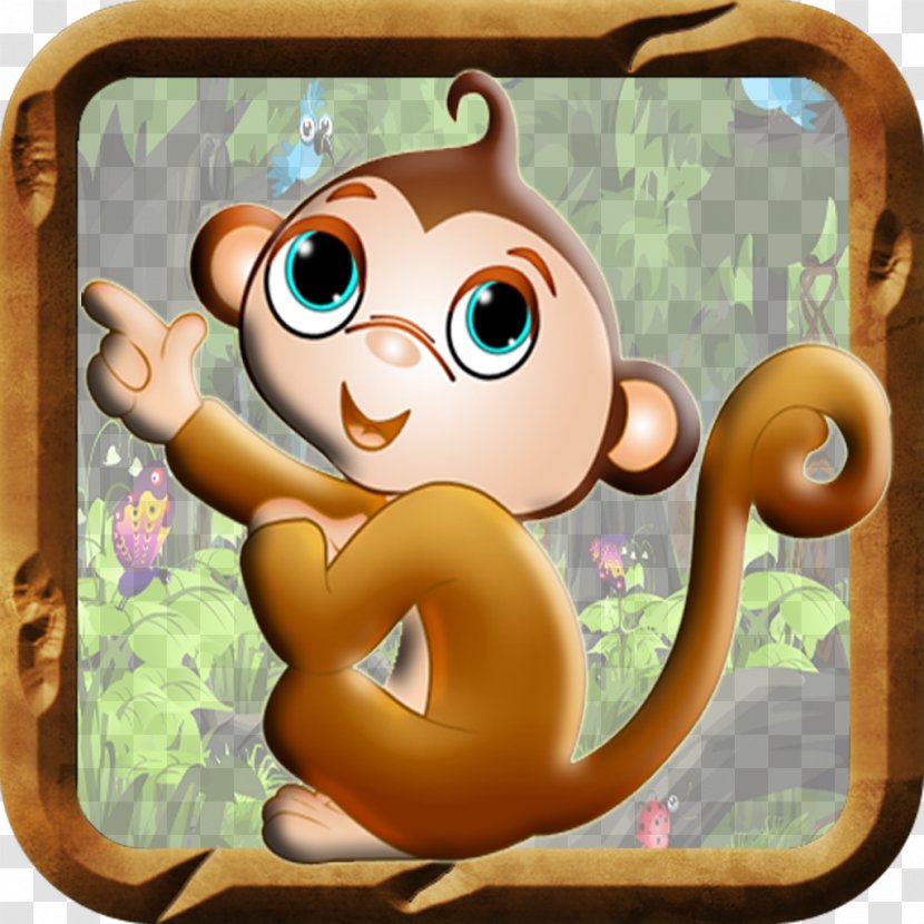 Monkey Primate Animated Cartoon - Thicket/ Transparent PNG