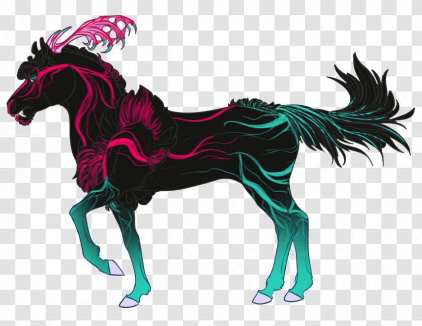 Pony Mustang Stallion Mane - Vertebrate Transparent PNG