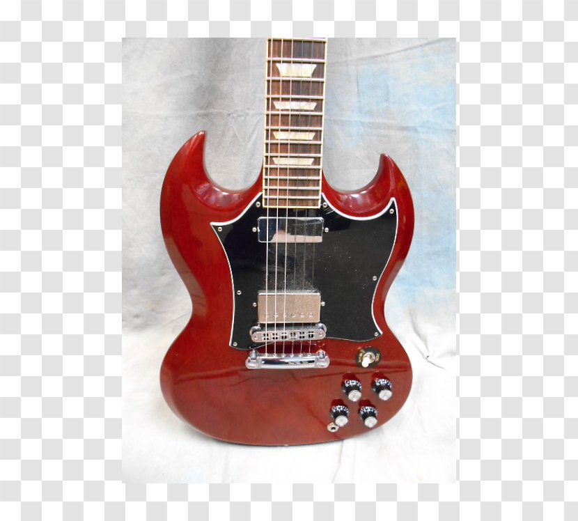 Bass Guitar Acoustic-electric Heritage Cherry - String Instrument Accessory - Gibson Sg Transparent PNG