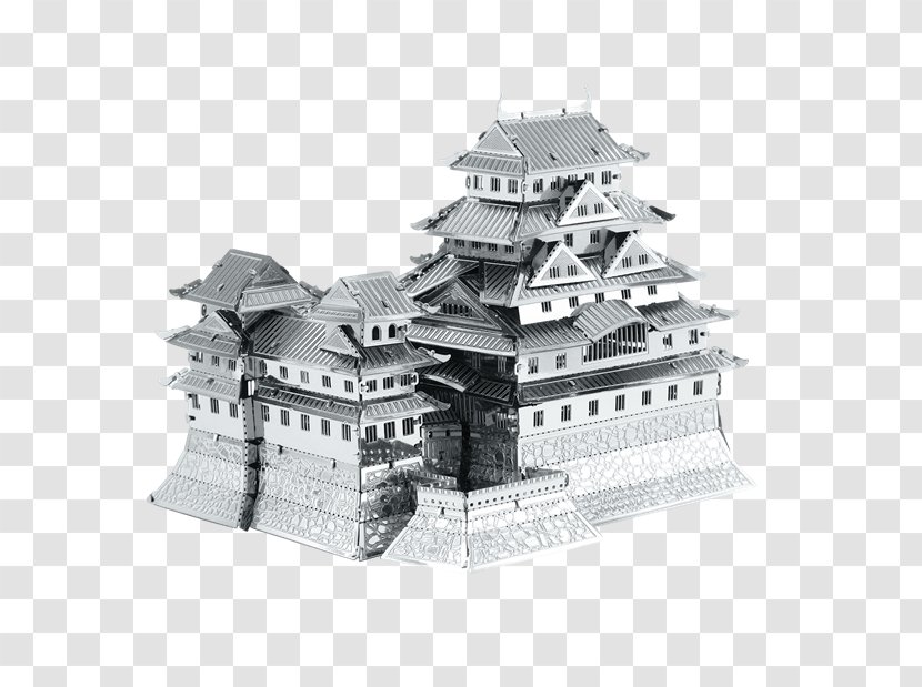 Himeji Castle Metal Paper Building Solder - Architecture - Real Transparent PNG