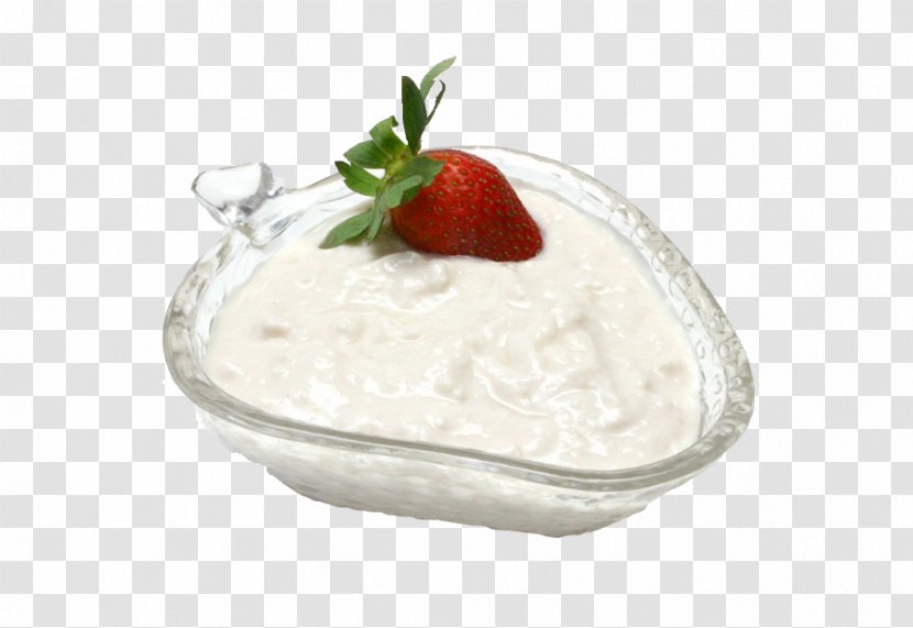 Frozen Food Cartoon - Dairy Products - Cream Cheese Semifreddo Transparent PNG