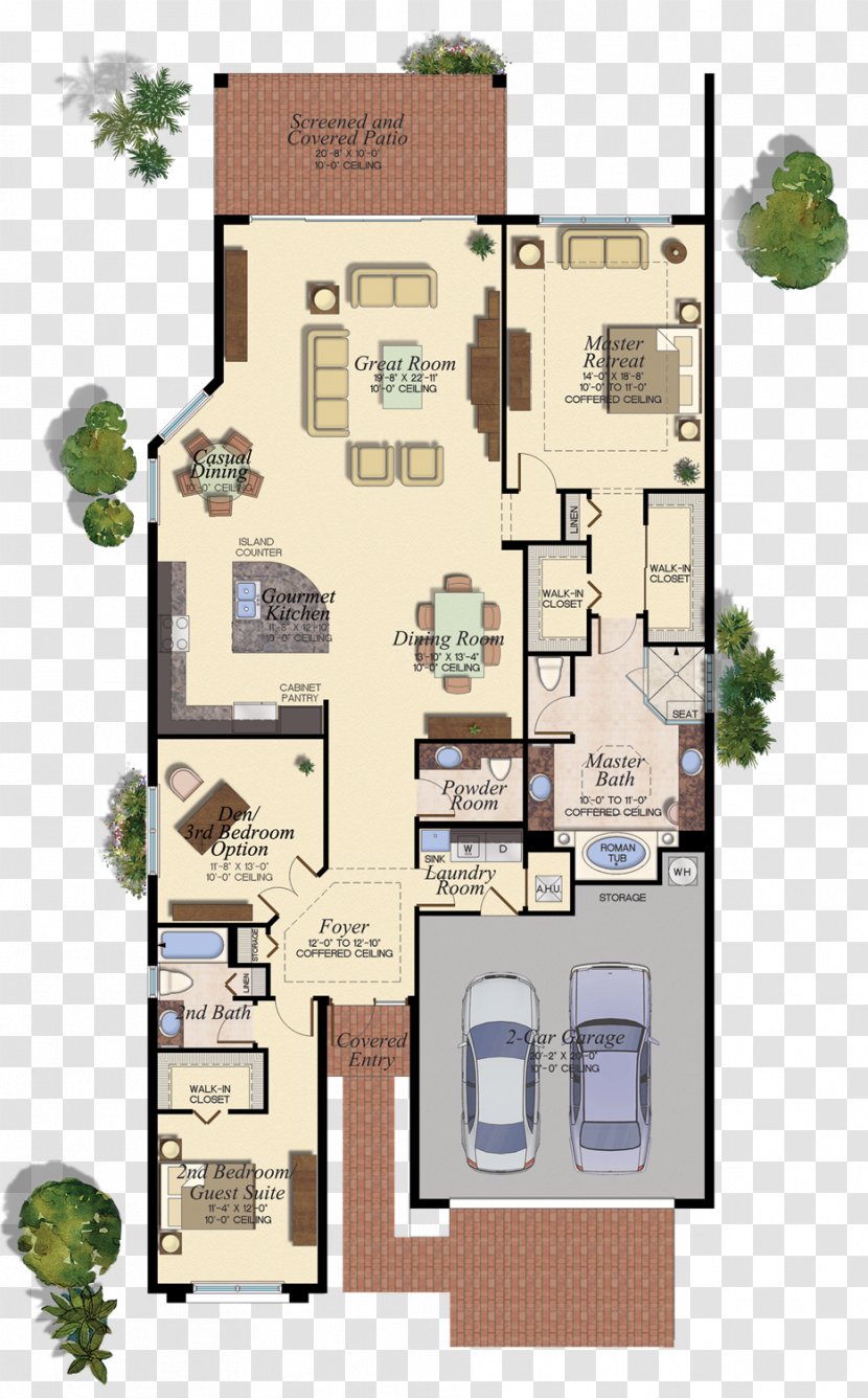 Floor Plan Courtyard - Design Transparent PNG