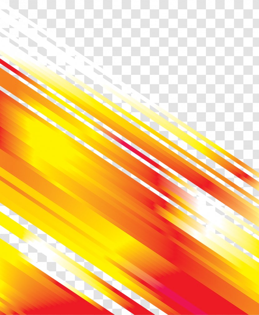Orange Line - Light - Vector Decorative Background Lines Transparent PNG