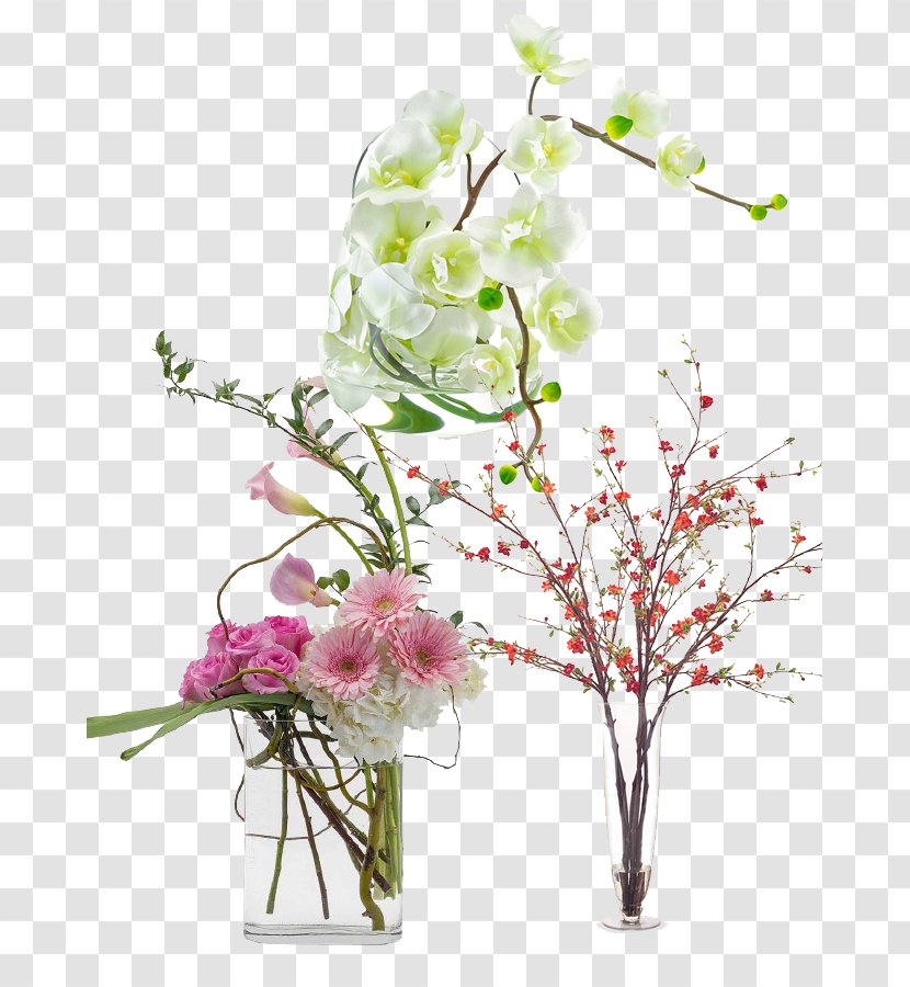 Flower Bouquet Risher Van Horn Florist Floristry - Blossom - Chinese Small Fresh Floral Glass Transparent PNG
