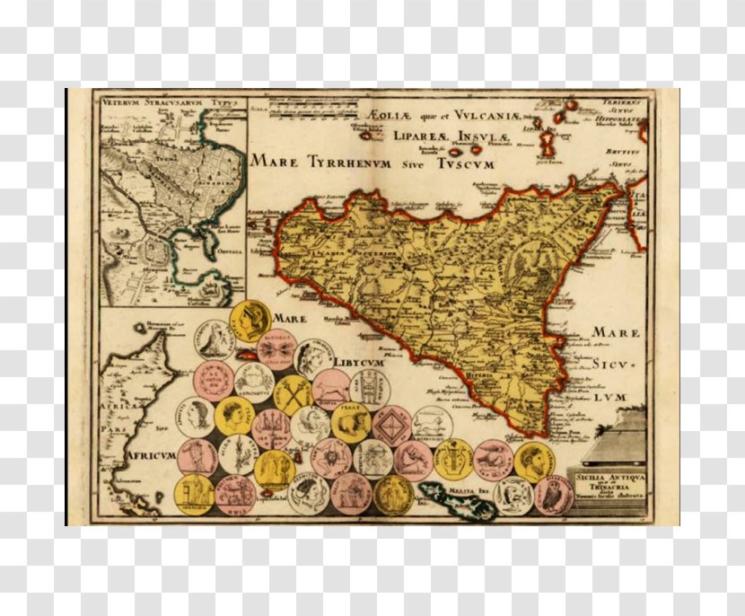Eastern Sicily Kingdom Of Map Carta Geografica Transparent PNG