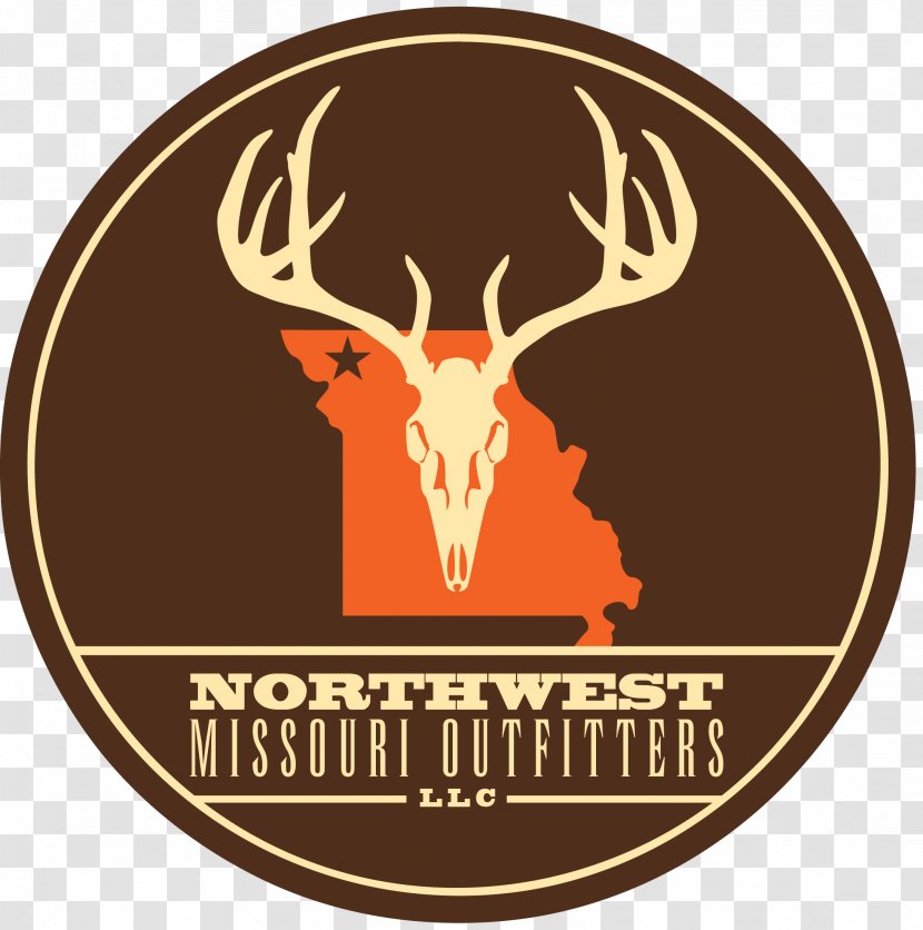 Northwest Missouri Outfitters Logo Hunting Deer - Antler Transparent PNG