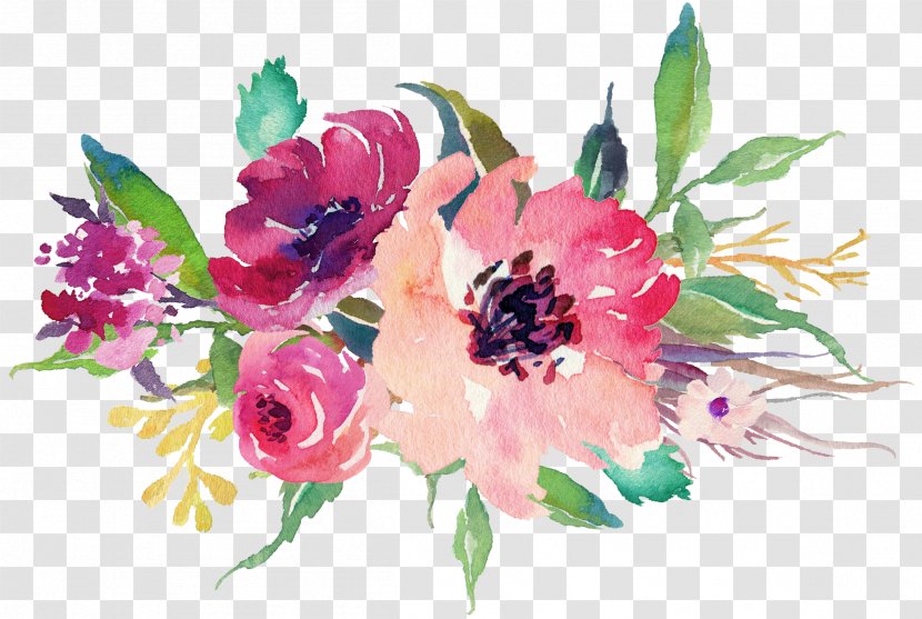 Paper Sticker Flower Watercolor Painting Wedding - Rose Family - Flowers Transparent PNG