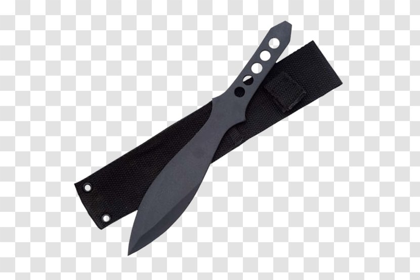 Throwing Knife Hunting & Survival Knives Utility Machete - Serrated Blade Transparent PNG