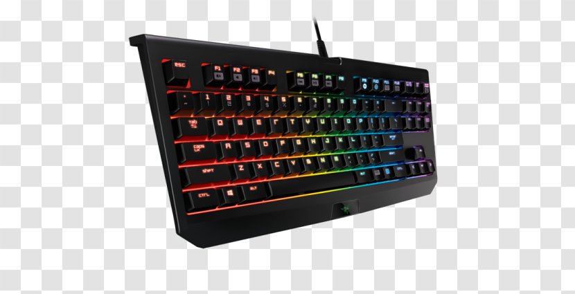 Computer Keyboard Razer BlackWidow Tournament Edition 2014 US RGB Color Model Inc. Chroma - Mouse Transparent PNG