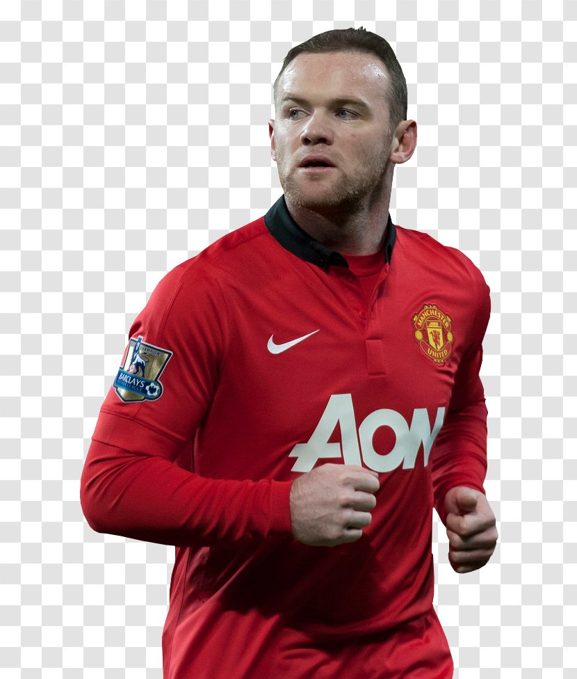 Wayne Rooney Jersey Rendering Football T-shirt - Soccer Player Transparent PNG