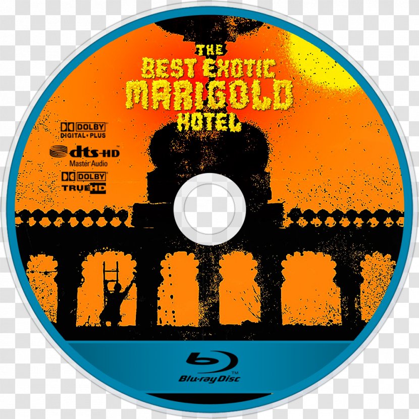 Film Poster The Best Exotic Marigold Hotel Blu-ray Disc - Brand Transparent PNG