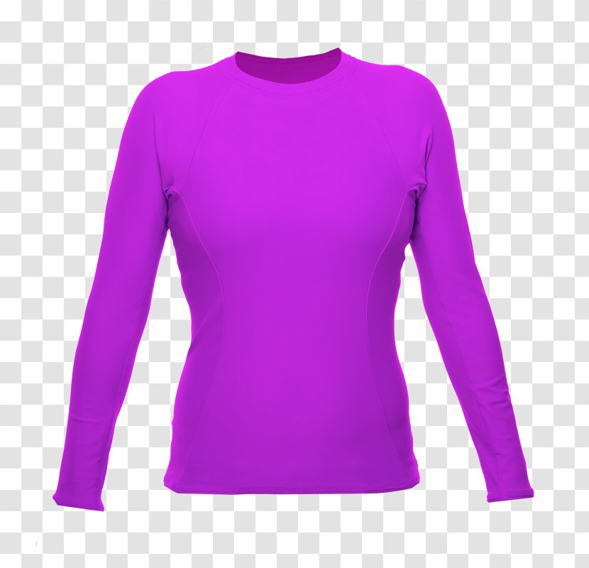 Long-sleeved T-shirt Rash Guard - Wetsuit - Long Sleeve Transparent PNG