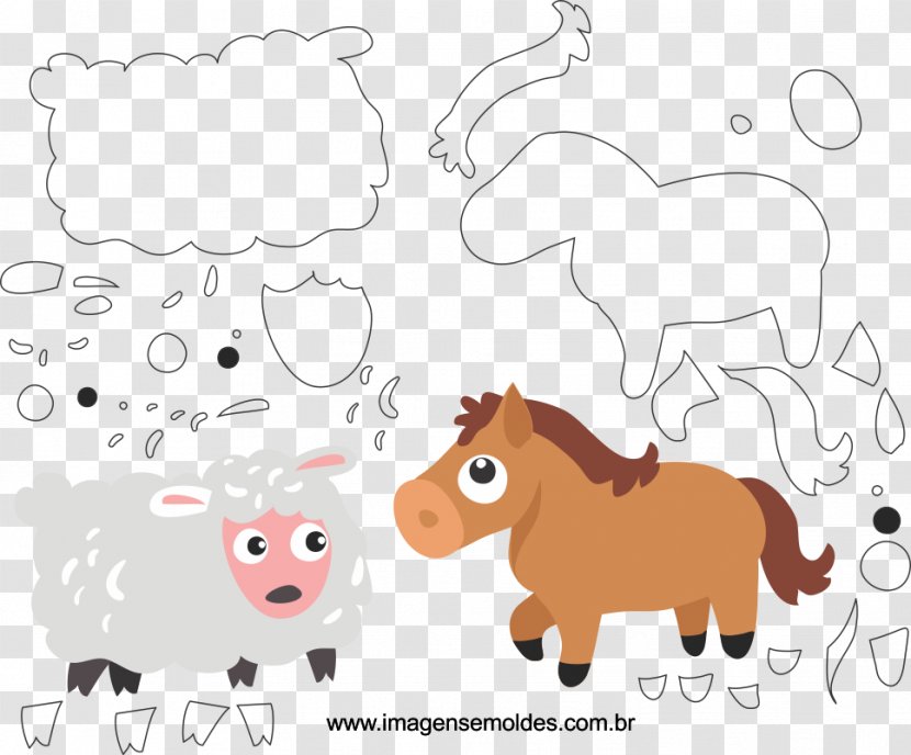 Felt Pony Cattle Wool Clip Art - Horse Like Mammal - Pluto Transparent PNG