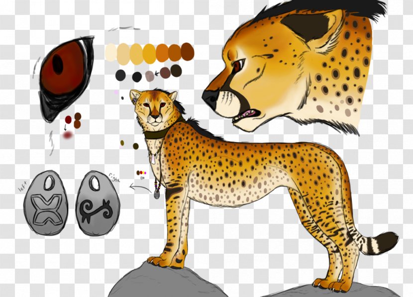 Cheetah Big Cat Terrestrial Animal Snout - Like Mammal Transparent PNG