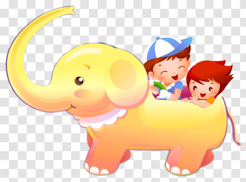 Clip Art - Fictional Character - Elephants Transparent PNG