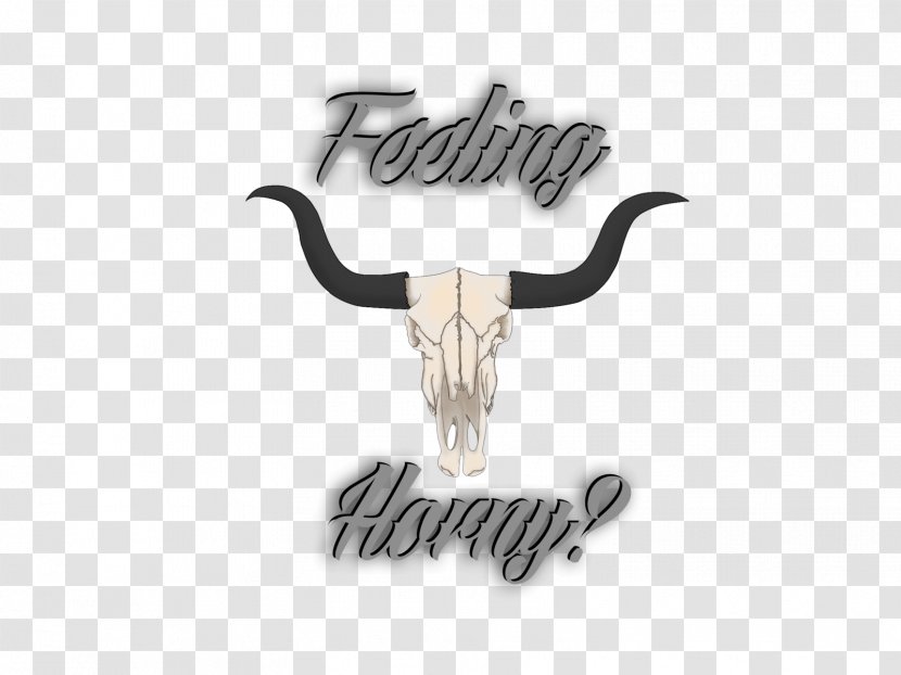 Cattle Logo Antler Brand Font - Text - Bull Skull Transparent PNG