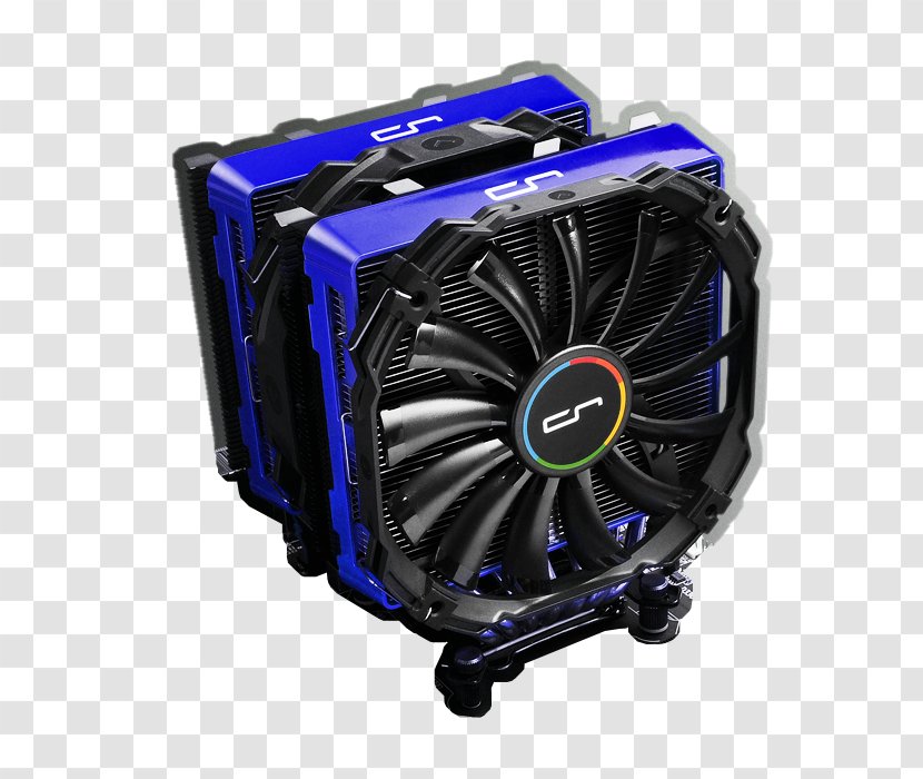 Computer Cases & Housings Heat Sink System Cooling Parts Central Processing Unit Gaming - Blue Cover Transparent PNG