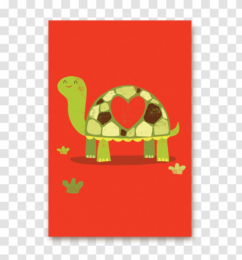 Turtle Greeting & Note Cards Tortoise Post - Flower Transparent PNG
