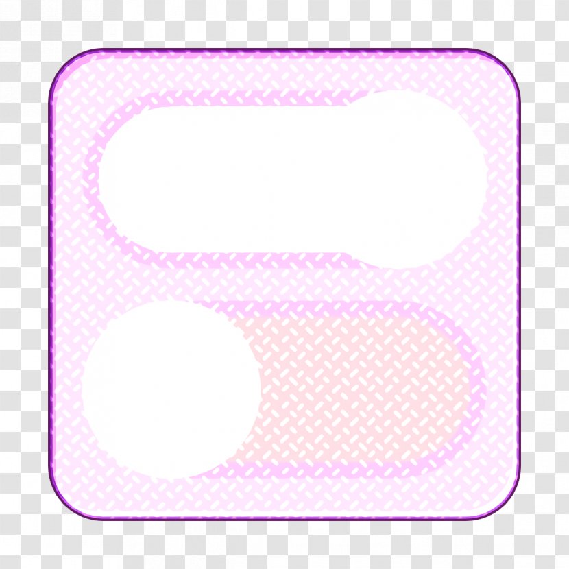 Essential Icon Control Switch - Rectangle Magenta Transparent PNG